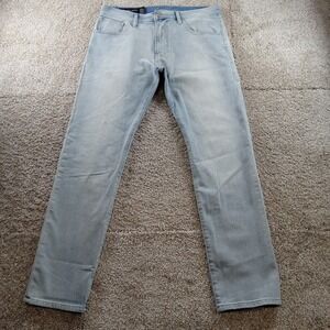 Armani Exchange Jeans Mens 32x30 Blue Light Wash Relaxed‎ Straight Classic